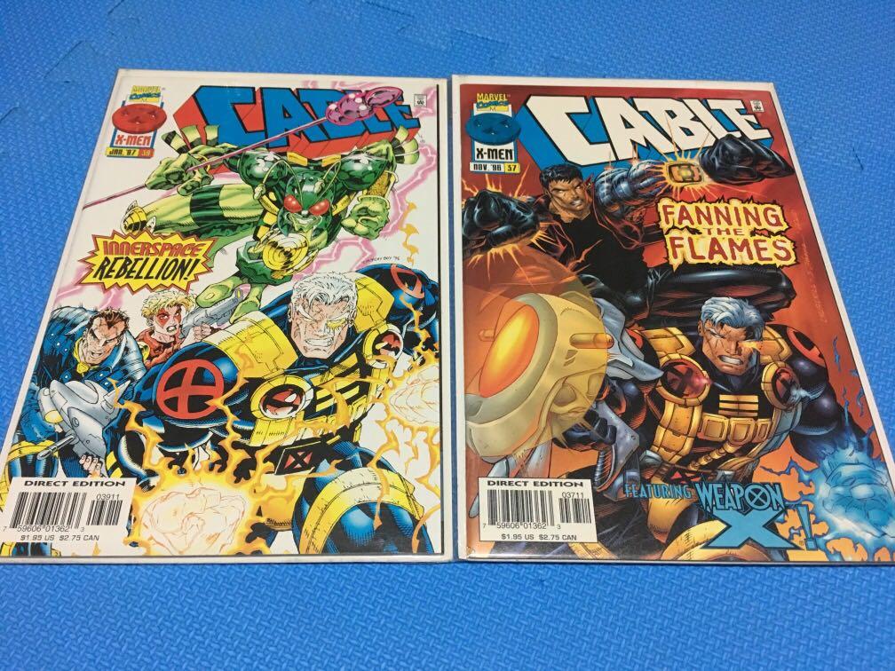 Marvel Comics Cable 37 38 39 X Men Books Stationery Comics Manga On Carousell