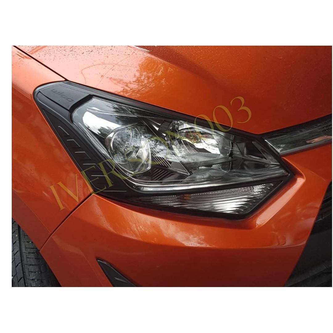 Matt Black Combo Garnish Set For Toyota Wigo 2017 To 2019 Car Parts Accessories Body Parts And Accessories On Carousell