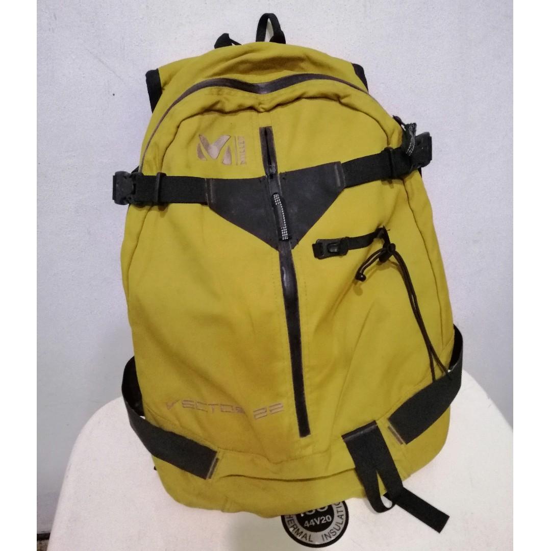 Millet Original Bike Backpack (Category: Backpacks) located in Quezon City. Submitted by angeleye7.authentic.source (Listing ID 248405213, Image 1). Description: For Sale Original Millet Biking Backpack Good Condition No Issue 1,500 / Negotiable Add Shipping fee outside my Areas. Respect, God Bless us..