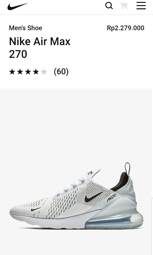 harga nike air 270 original