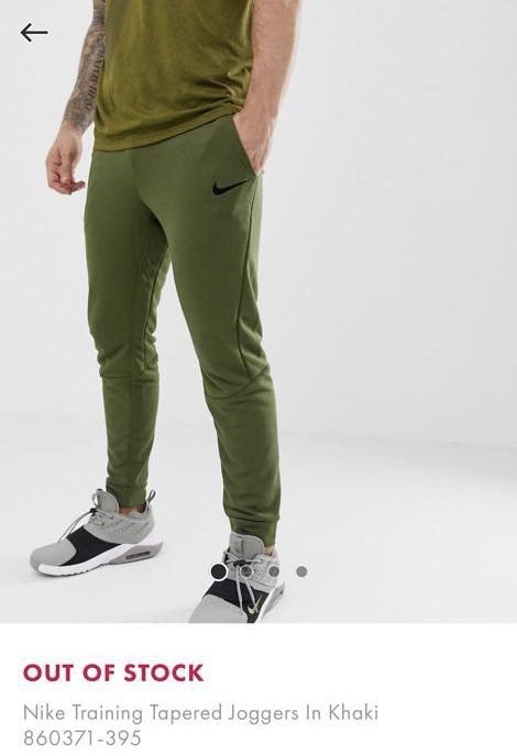 nike training tapered joggers