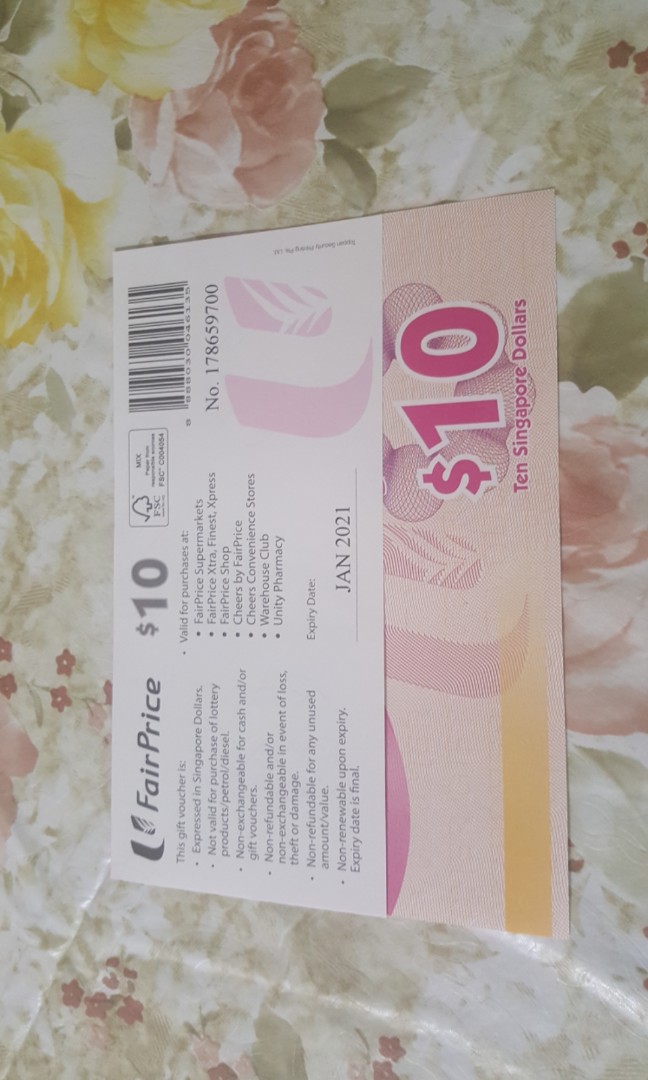 Ntuc Voucher Entertainment Gift Cards Vouchers On Carousell