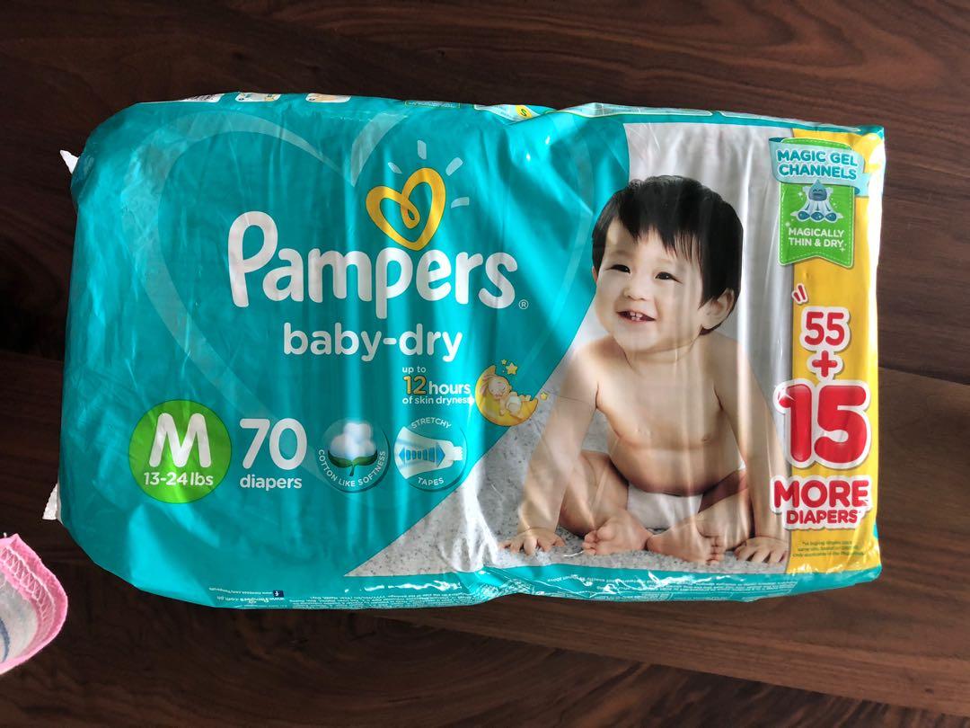 pampers medium tape price