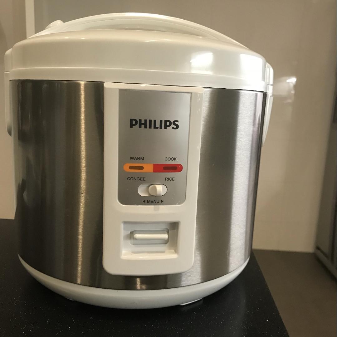Philips Rice/ Congee Cooker Like New!, TV & Home Appliances, Kitchen