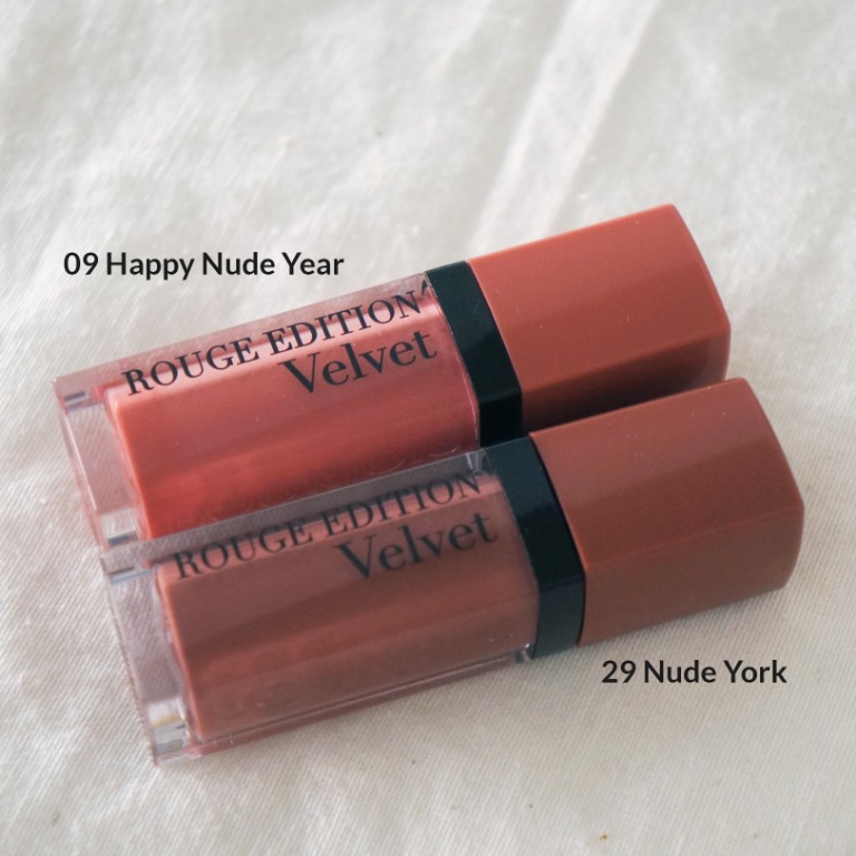 Preloved Bourjois Rouge Edition Velvet 09 Happy Nude Year 29 Nude York Kesehatan Kecantikan Rias Wajah Di Carousell