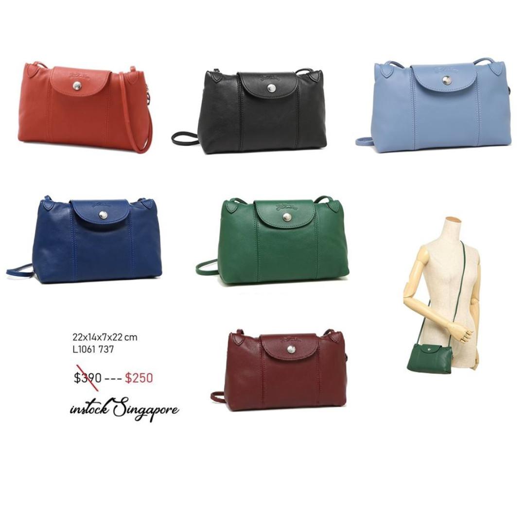 le pliage cuir crossbody bag