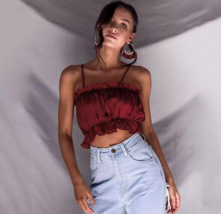 Silk tube tops clearance