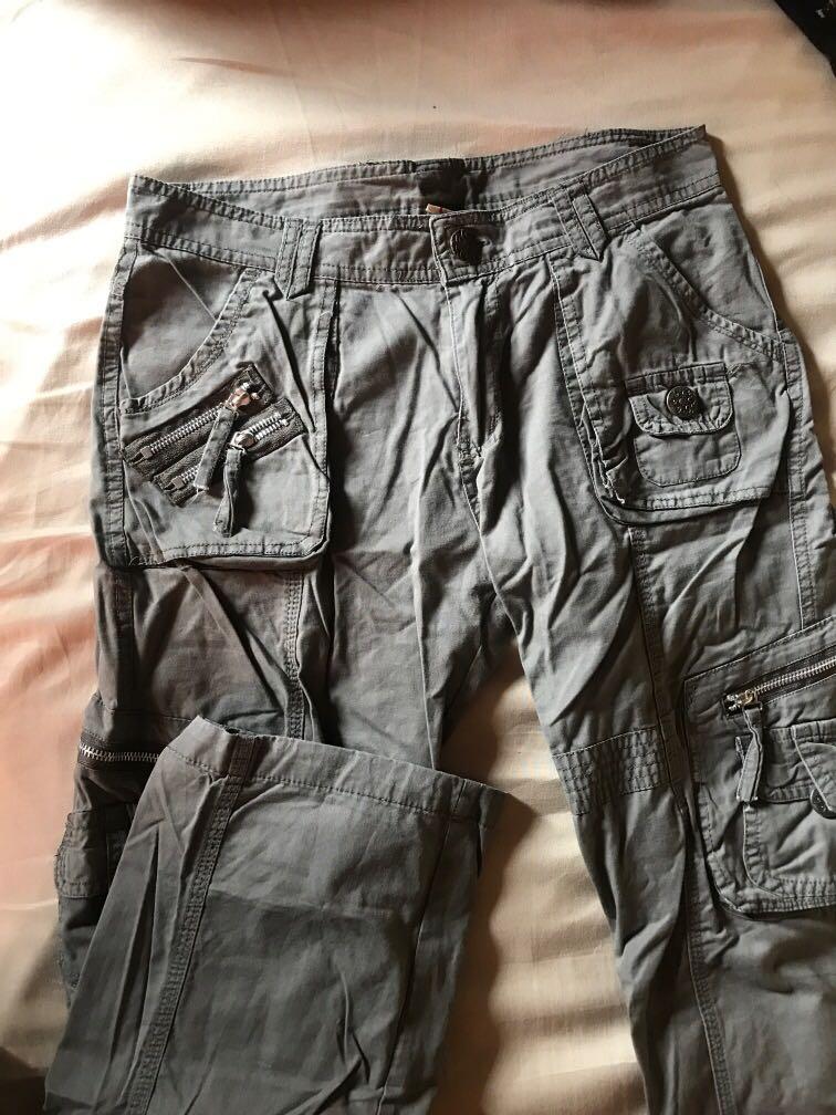 straight cut cargo pants