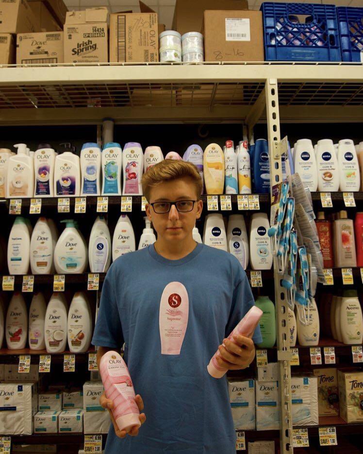 supreme cream tee