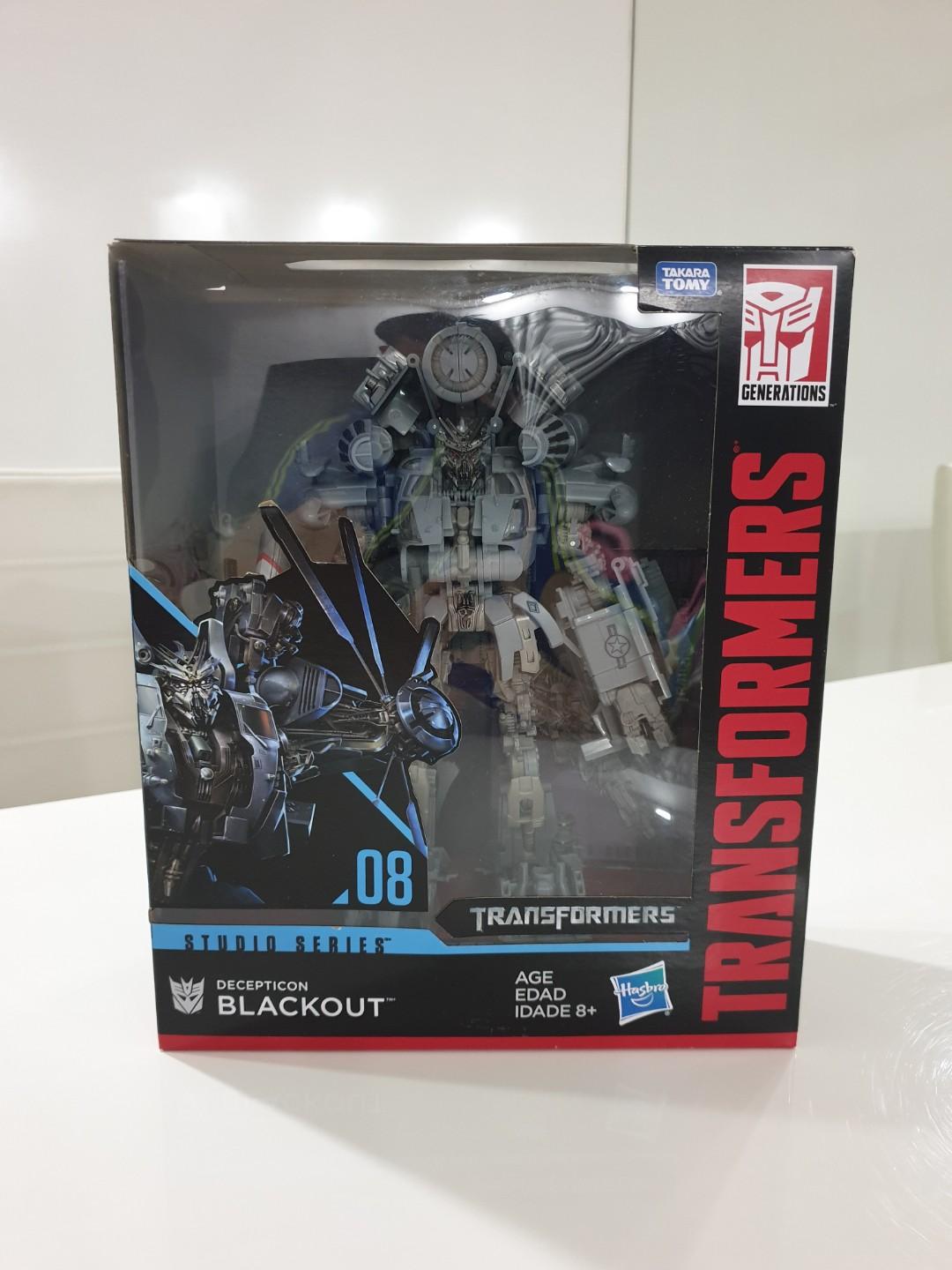Transformers blackout shop studio series