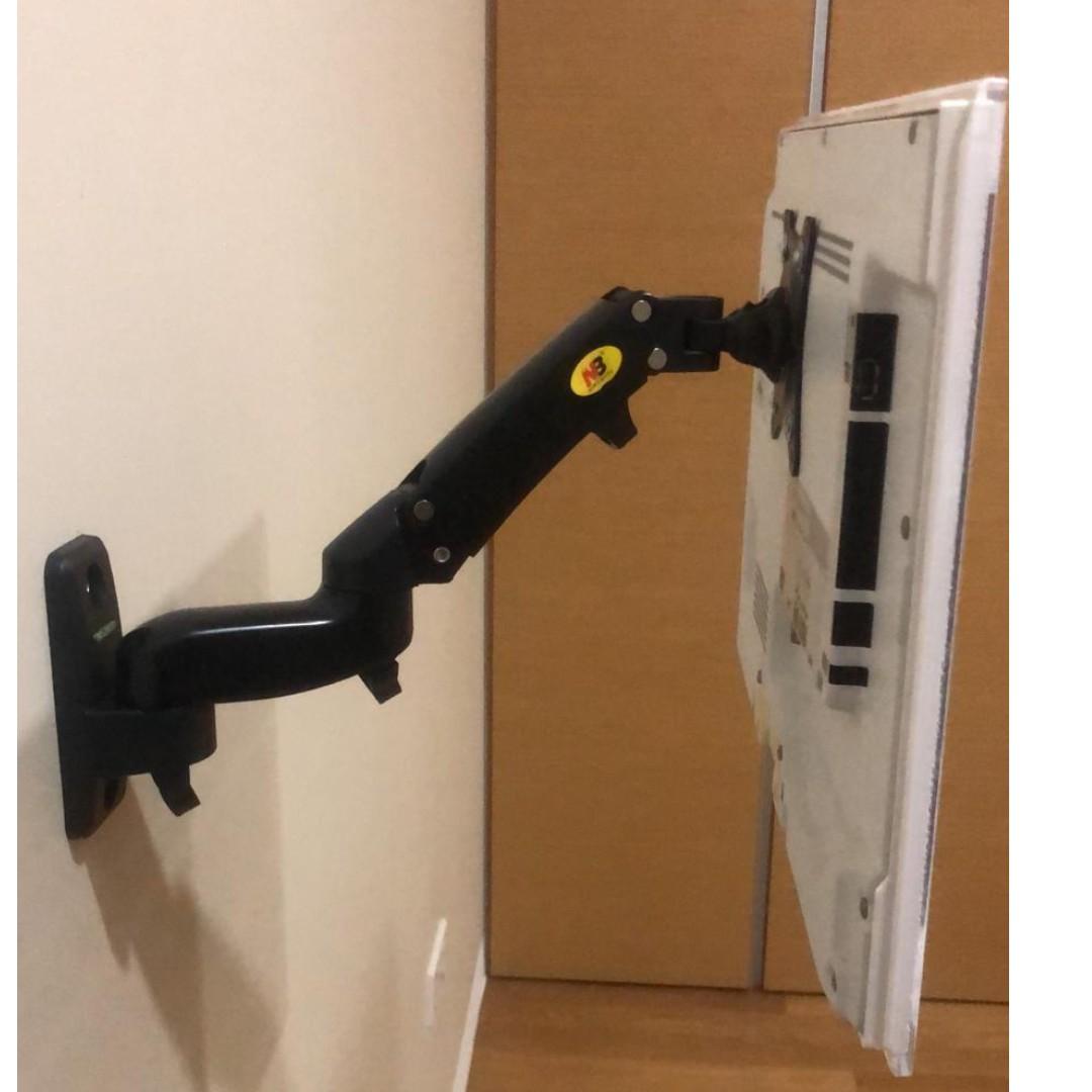 Monitor Tv Bracket Rotate Move Up Down Left Right Gas Strut Home Appliances Tvs Entertainment Systems On Carousell
