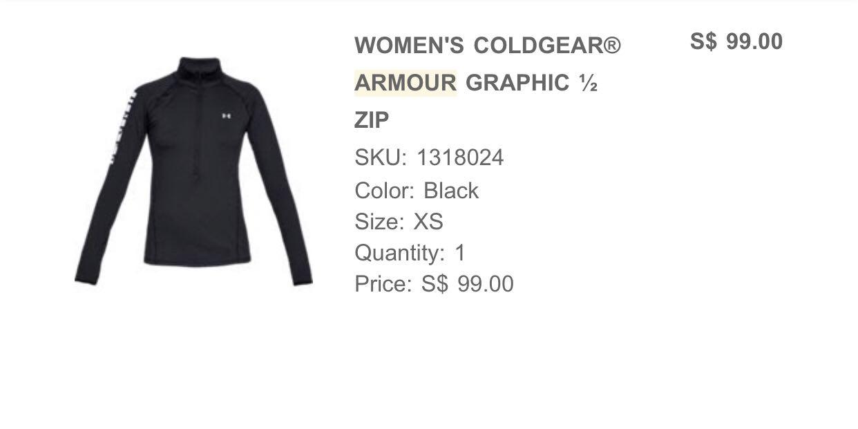 under armour women's long sleeve coldgear