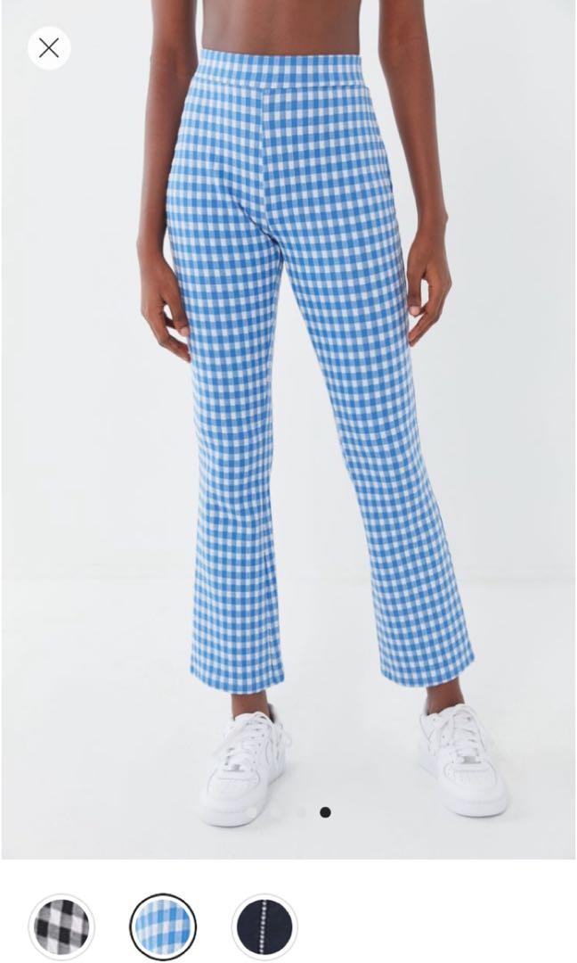 Gingham pants clearance urban outfitters