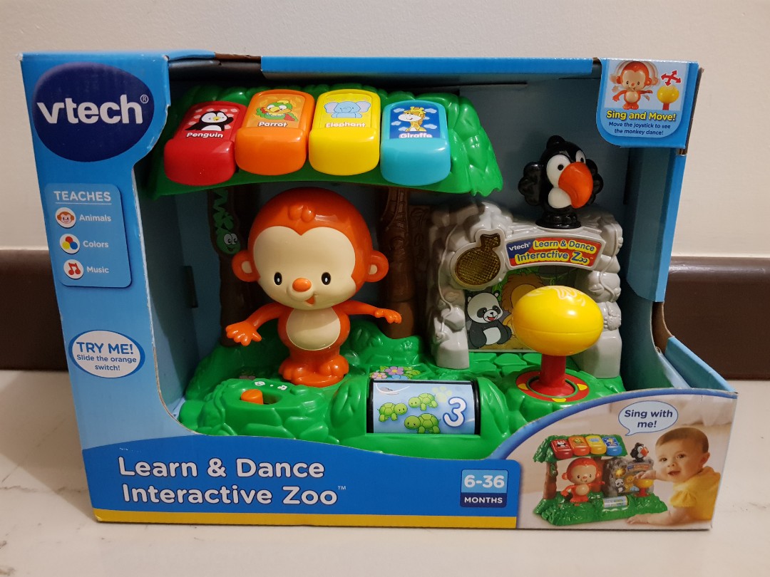 vtech learn and dance interactive zoo