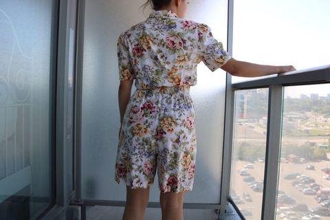 Vintage floral jumpsuit