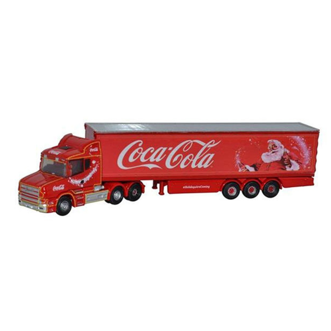 1 148 Scania T Cab Box Trailer Coca Cola Length 12 Cm Toys Games Bricks Figurines On Carousell