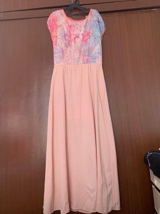 Pre-Loved Plains & Prints Long Dress