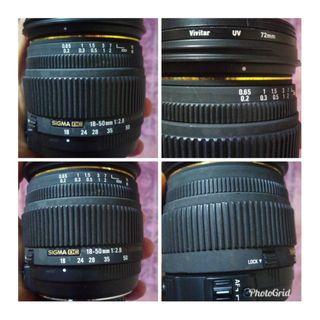 Sigma 18-50mm f/2.8 EX DC SLD ELD Asperical Macro Lens for Nikon Digital SLR Cameras