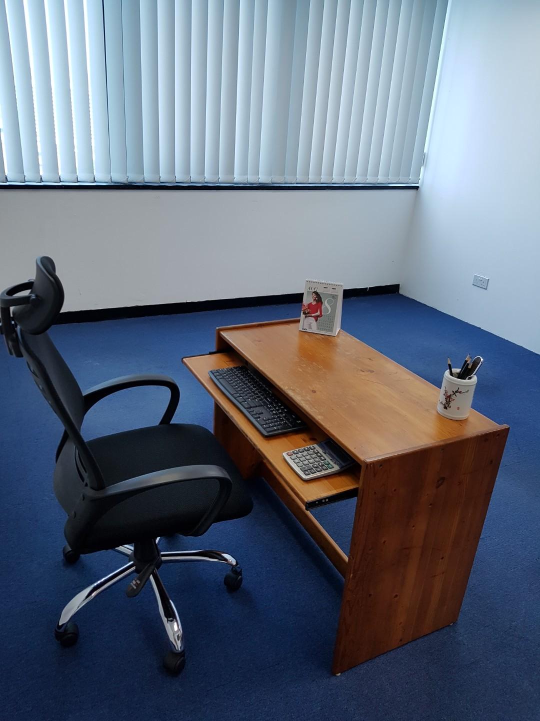 2 Piece Office Furniture Furniture Tables Chairs On Carousell
