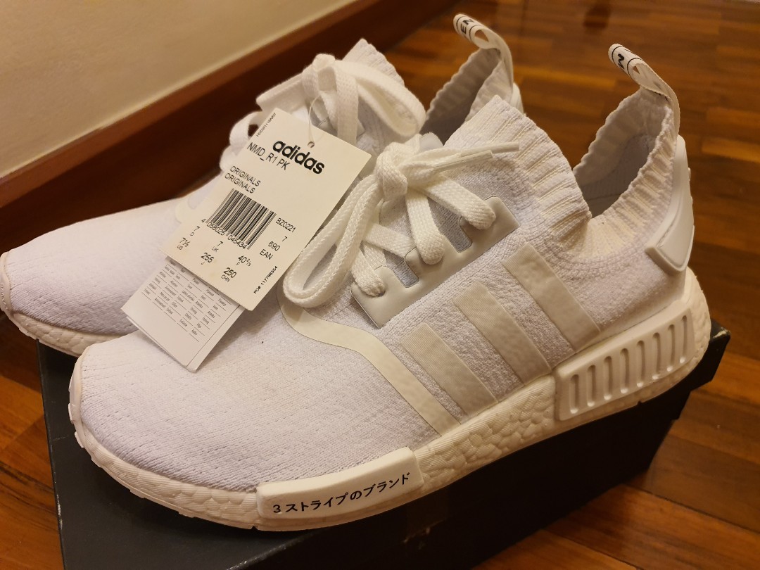 Adidas nmd r1 pk triple online white