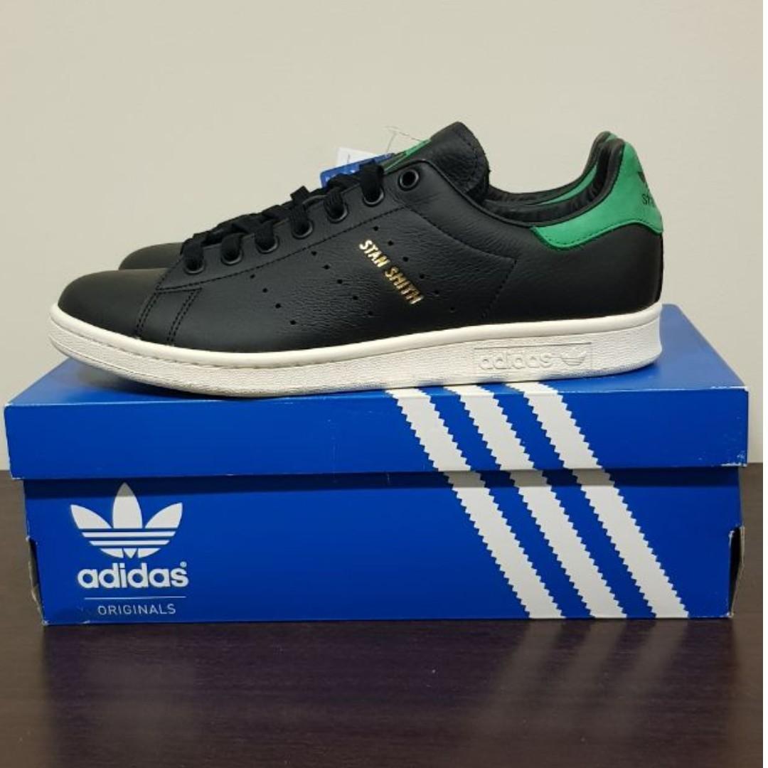 Stan smith black and green discount