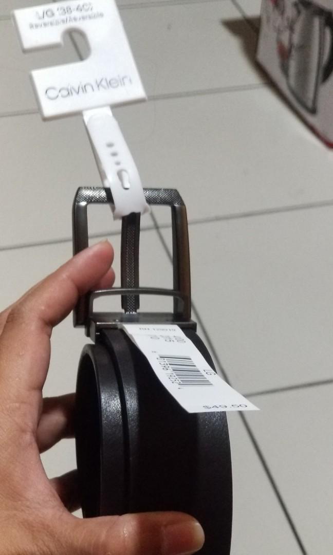 Authentic Calvin Klein reversible belt (Category: Belts) located in Makati City. Submitted by sp_espie (Listing ID 248544228, Image 2). Description: Auth CK belt Bought in Guam.