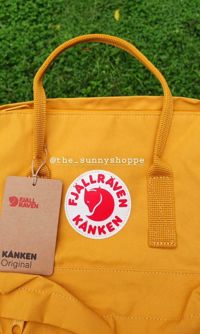 ochre yellow kanken