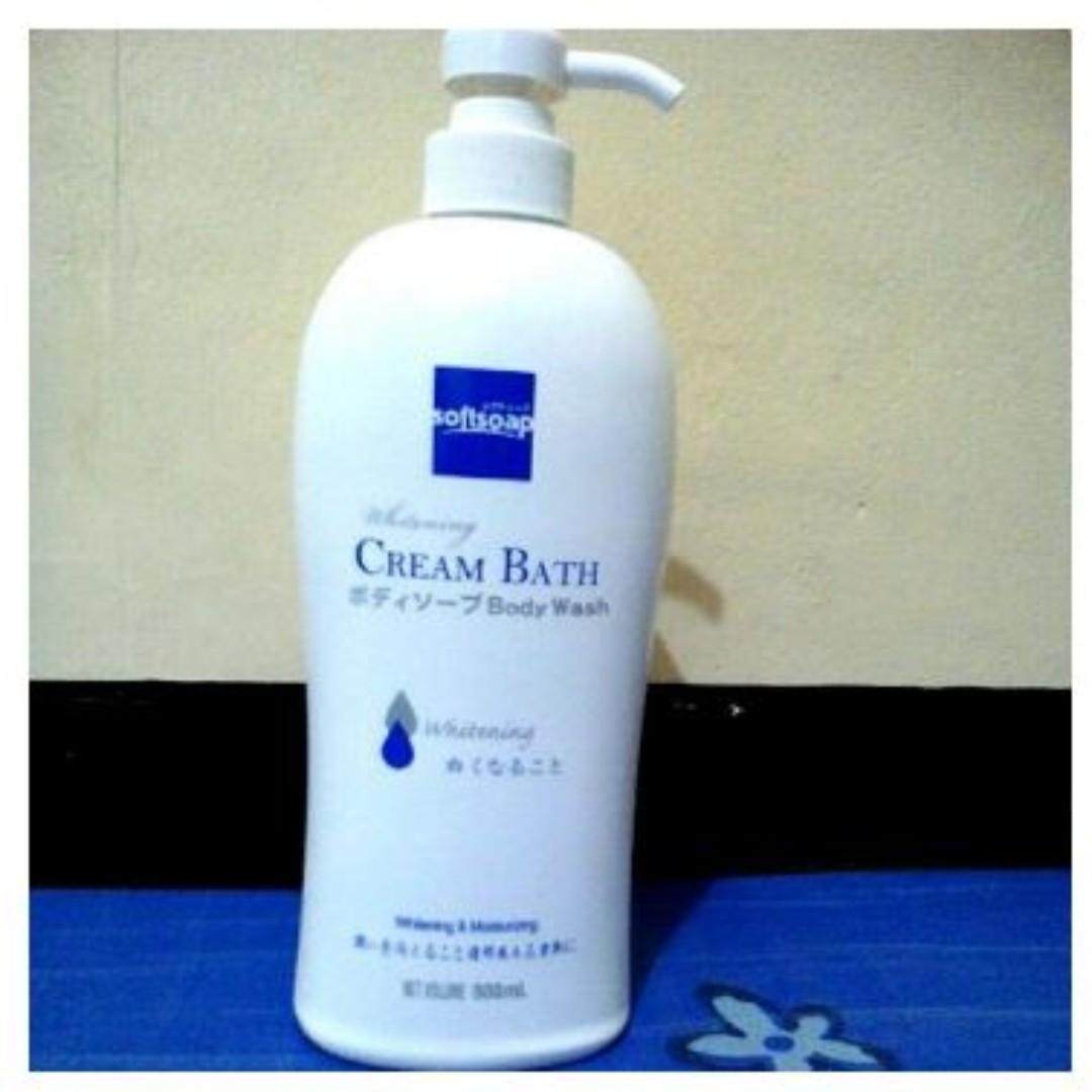 Authentic SoftSoap Cream Bath Body Wash Whitening 900ml r001, Beauty