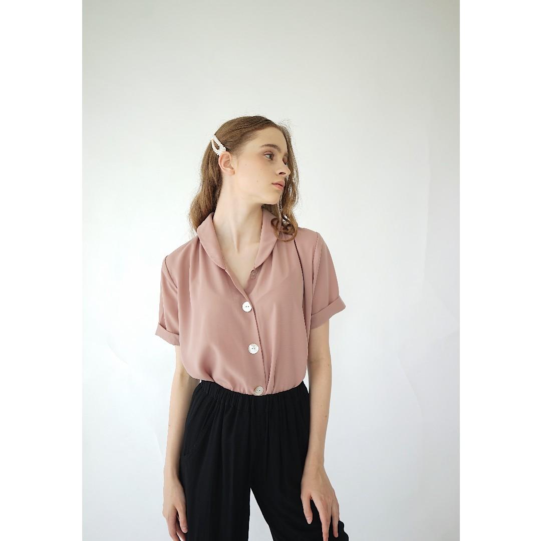 Aya Nude Top, Women's Fashion, Tops, Blouses on Carousell