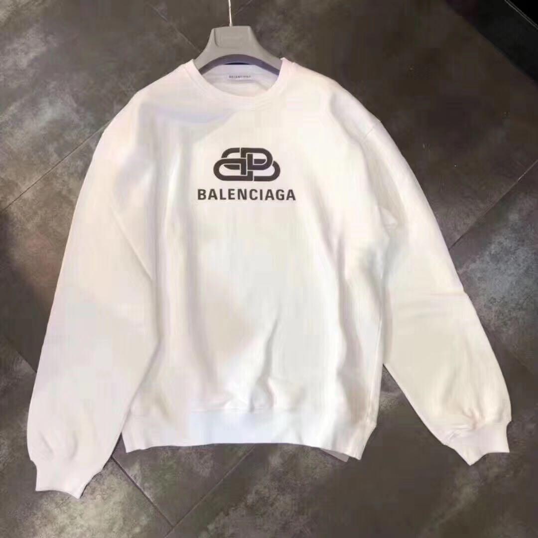 balenciaga logo crewneck sweater