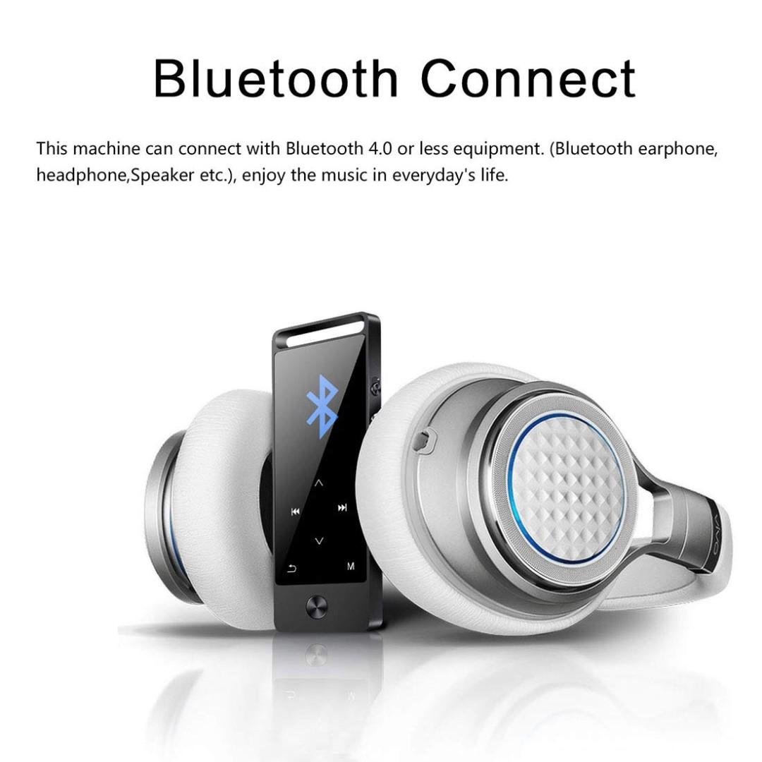 BENJIE S8 Metal Alloy Bluetooth MP3 Player 8GB FM Radio HiFi Music ...