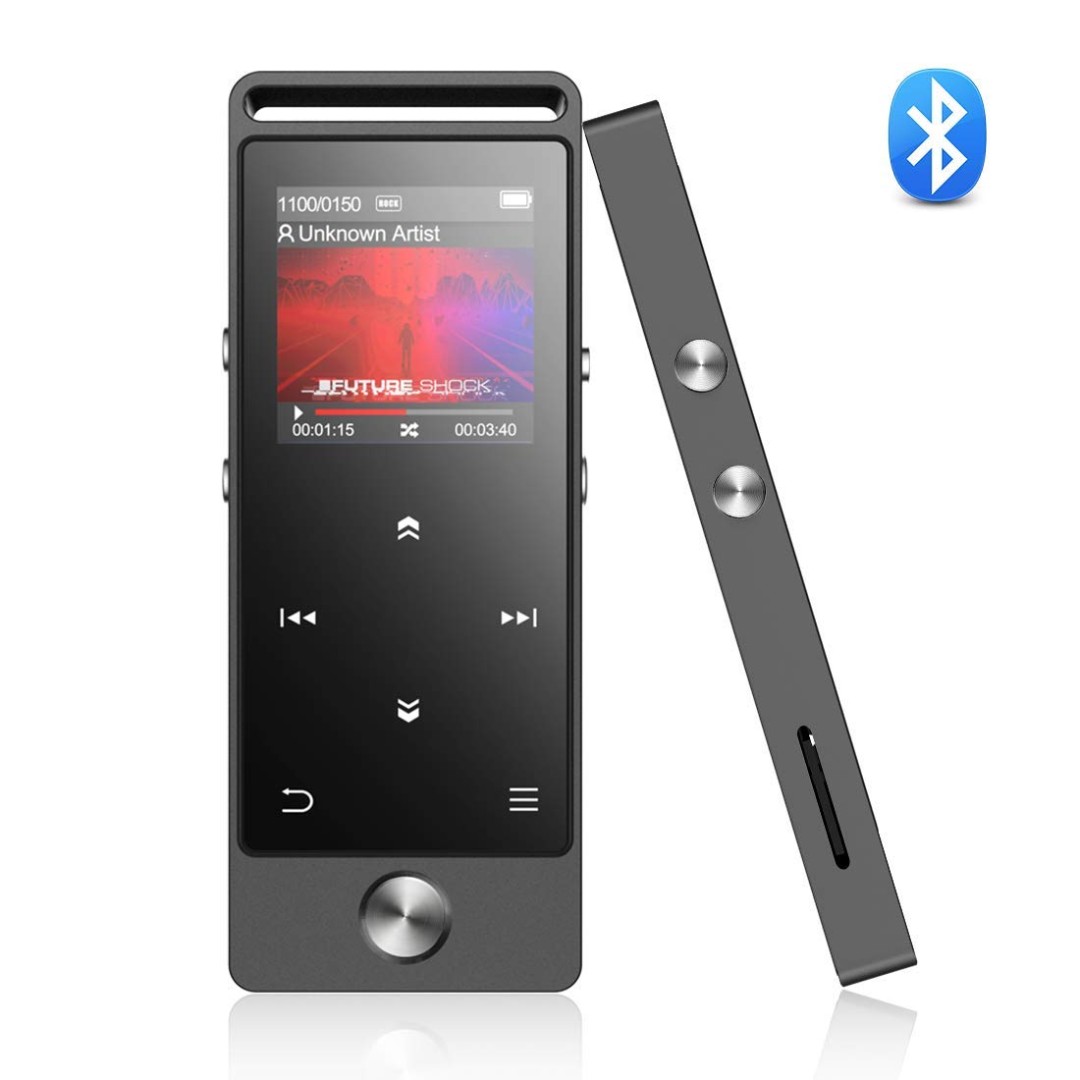 BENJIE S8 Metal Alloy Bluetooth MP3 Player 8GB FM Radio HiFi Music