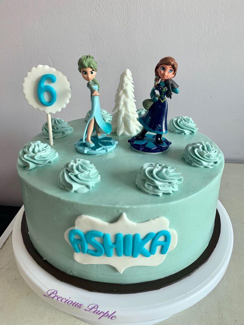 Birthday Cake Frozen Cake Elsa Cake Food Drinks Baked