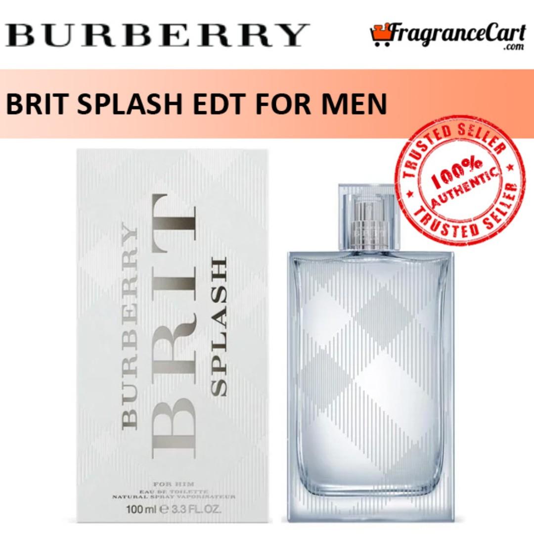 burberry brit splash for him 100ml