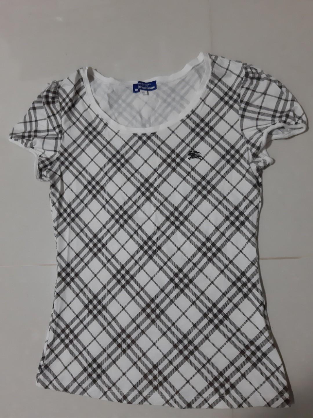 burberry checkered t shirt