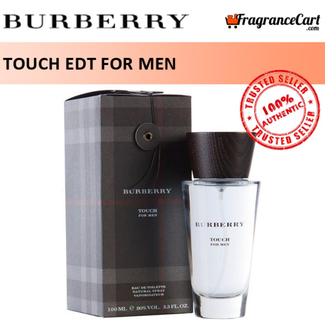 Burberry touch gift set 100ml edt 30ml edt  7.5ml edt hotsell