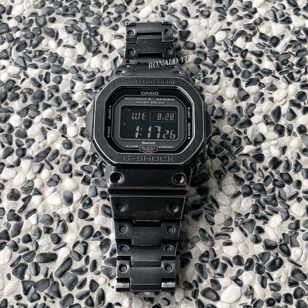 G-SHOCK gwb5600hr カシオ 電波ソーラー フルメタルカスタム - 時計