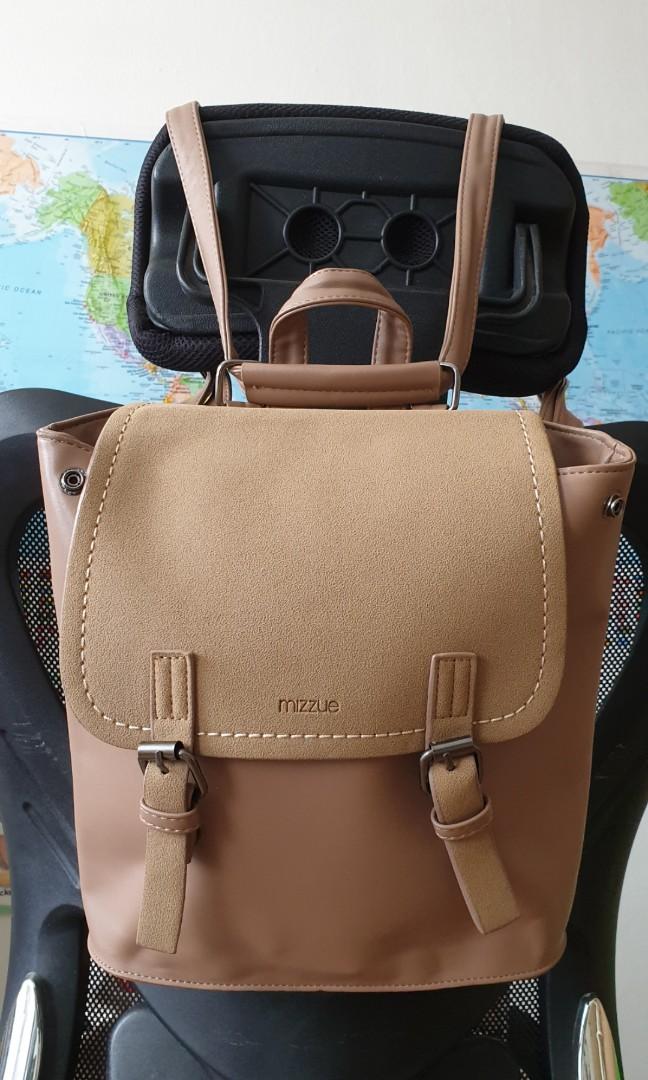 chic leather backpack