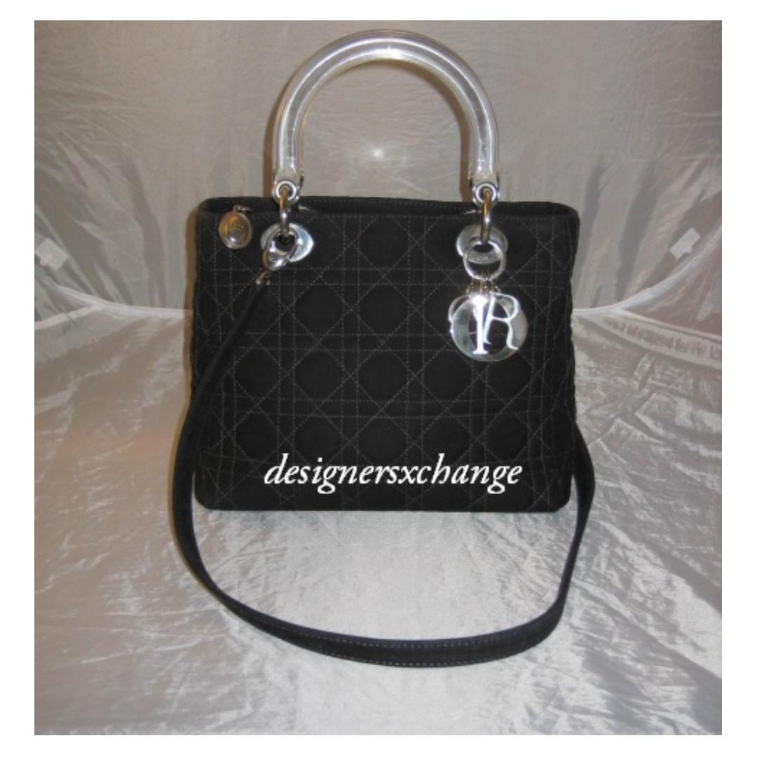 black bag with silver hardware