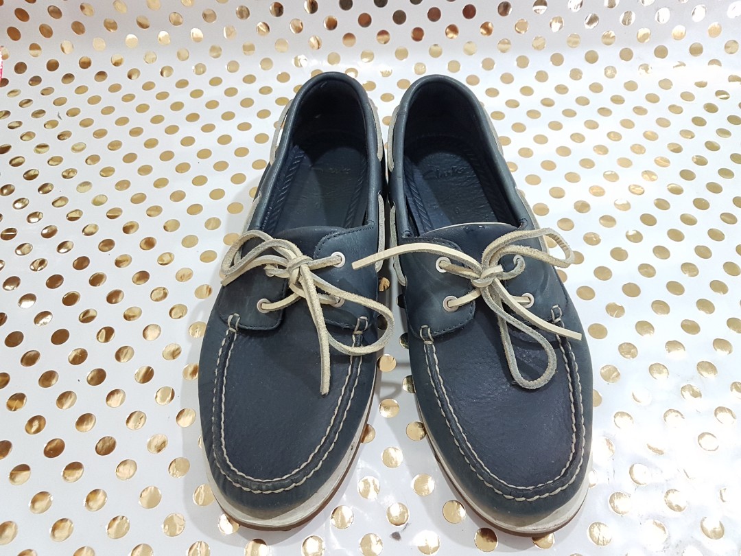 Clarks unstructured boat shoes hot sale