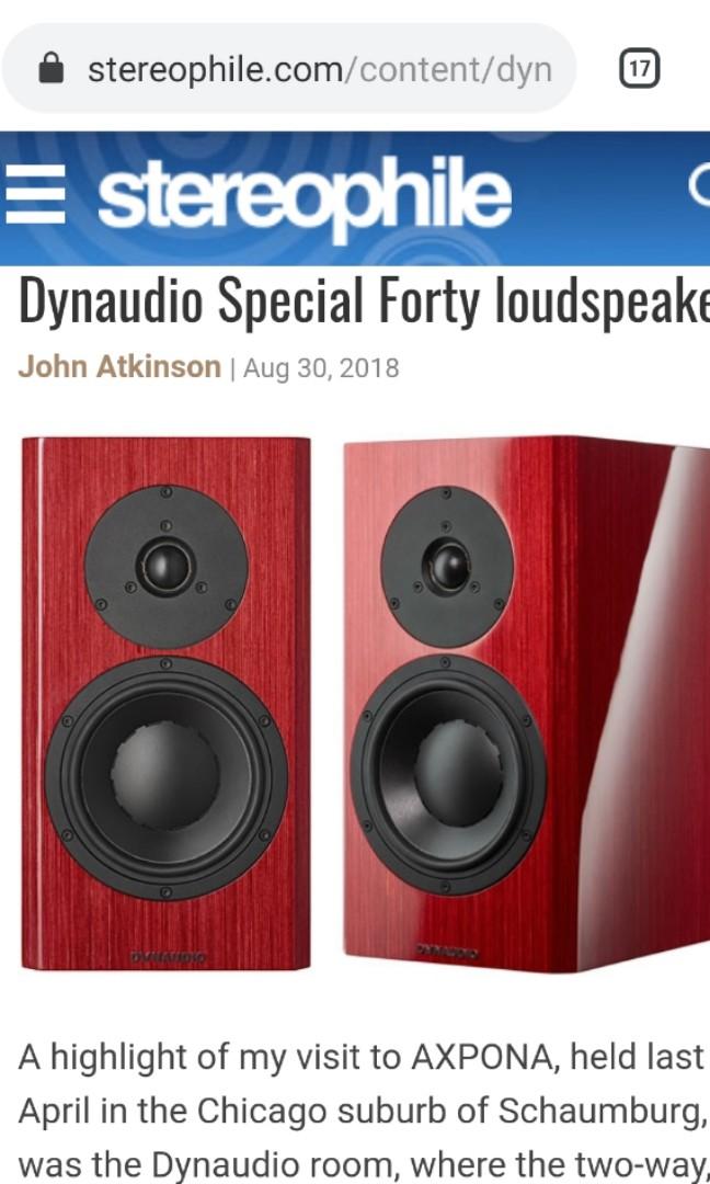 Dynaudio special 40 stereophile discount
