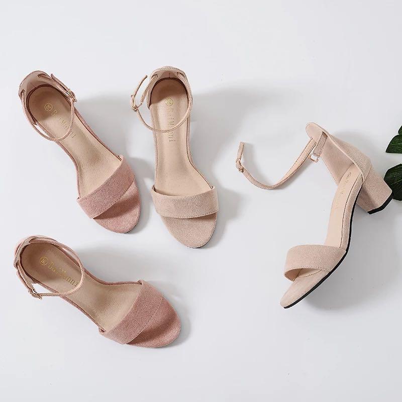 7cm block heels