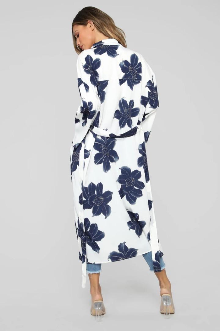 Fashion Nova Floral Moments Kimono Women s Fashion Tops Other Tops on Carousell
