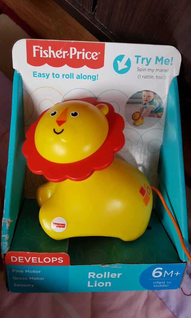 fisher price roller lion