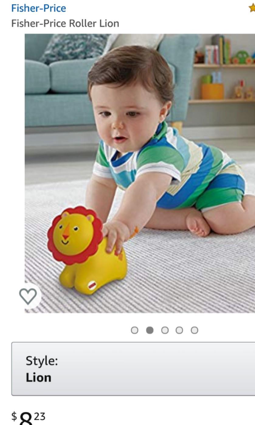 fisher price roller lion