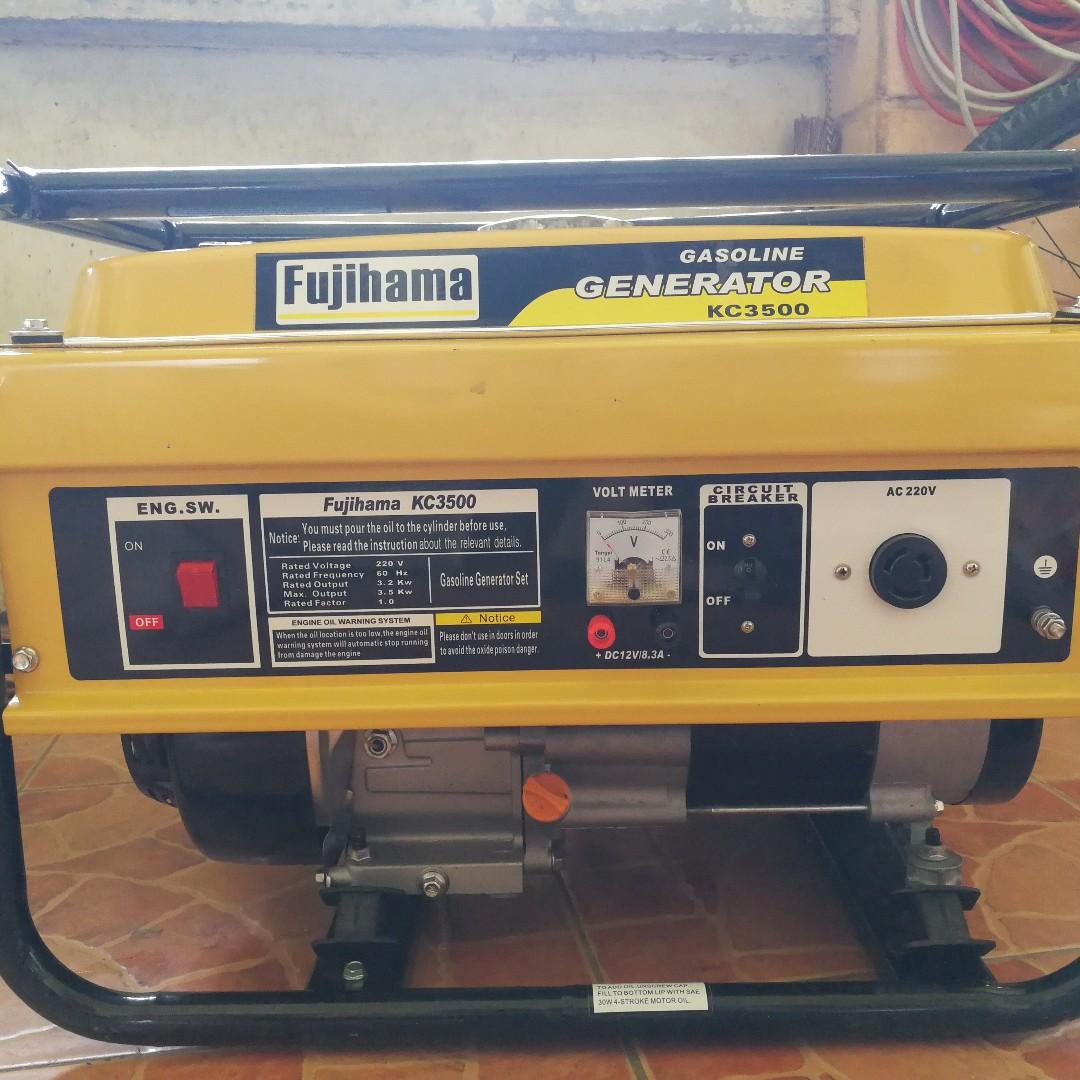 Fujihama Kc3500 Gasoline Generator Construction Industrial