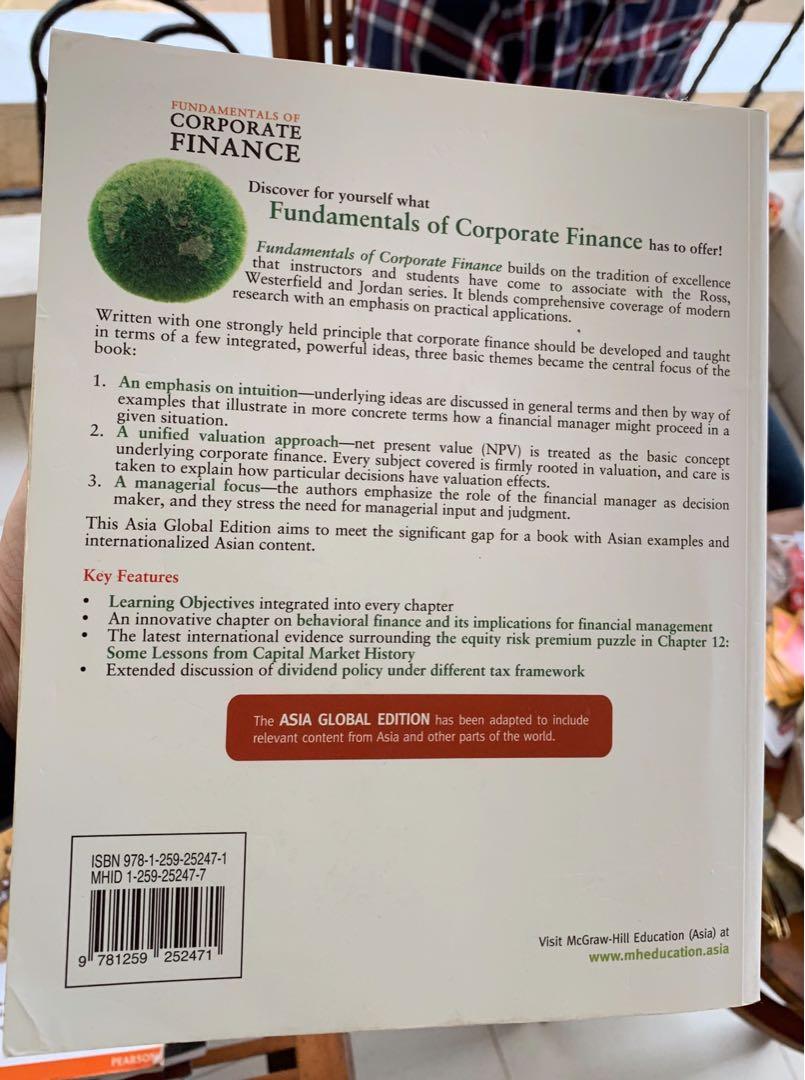 Fundamental Corporate Finance Books Stationery Textbooks On