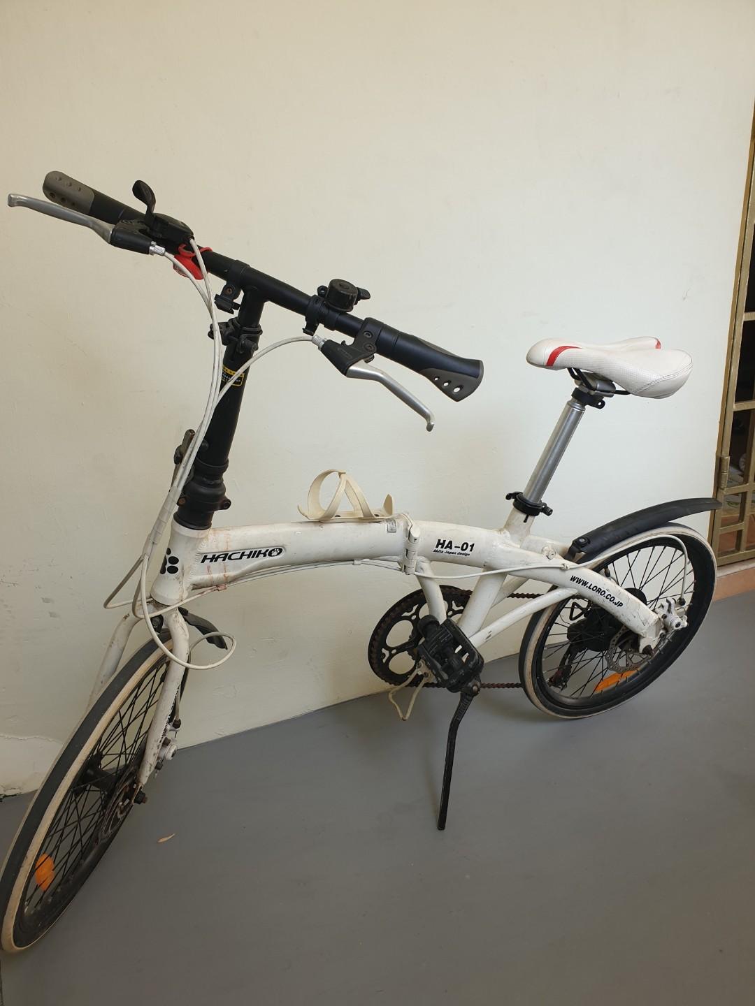 Hachiko Japan Foldable Bicycle Shimano Bike Sports Equipment Bicycles Parts Bicycles on Carousell