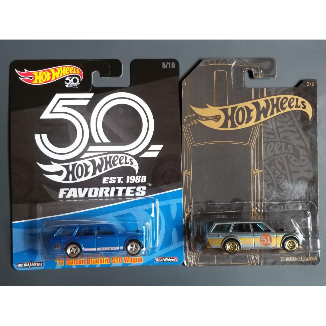 Hot wheels datsun shop 510 wagon 50th