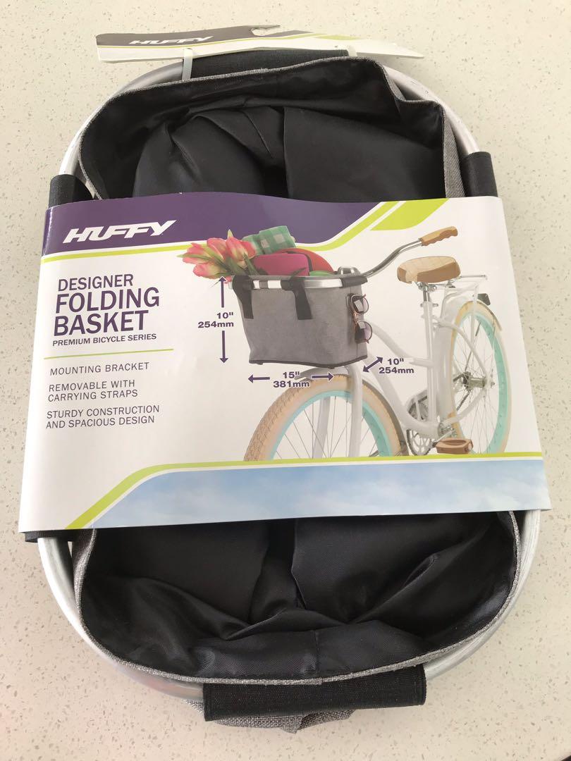 huffy foldable bike basket